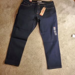 Levi 311 Skinny Shaping Jeans Size 20W Short Dark Wash NWT